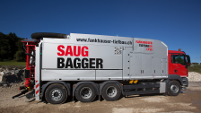 Saugbagger, Fankhauser Tiefbau AG, Lyss